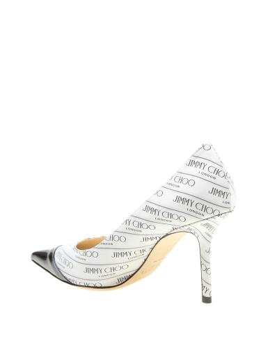 Jimmy choo love 85 decollete in logo fabric